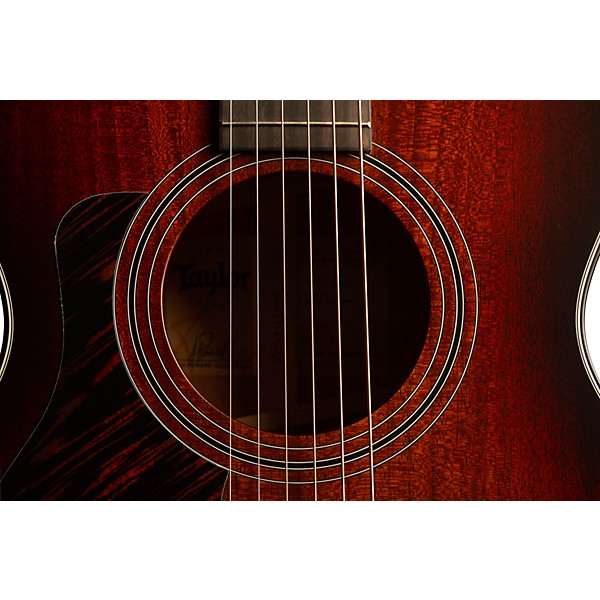 Taylor 322e 12-Fret Left-Handed Grand Concert Acoustic-Electric Guitar Shaded Edge Burst
