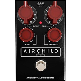 J.Rockett Audio Designs Airchild 660 Compressor Effects Pedal Black and Oxblood