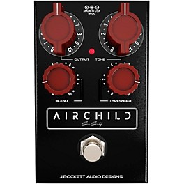 J.Rockett Audio Designs Airchild 660 Compressor Effects Pedal Black and Oxblood