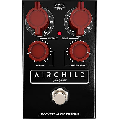 J.Rockett Audio Designs Airchild 660 Compressor Effects Pedal Black And Oxblood for sale