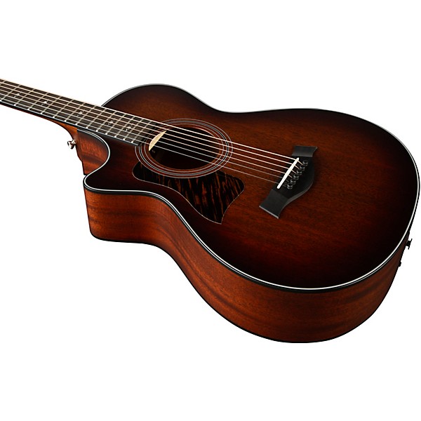 Taylor 322ce 12-Fret Left-Handed Grand Concert Acoustic-Electric Guitar Shaded Edge Burst