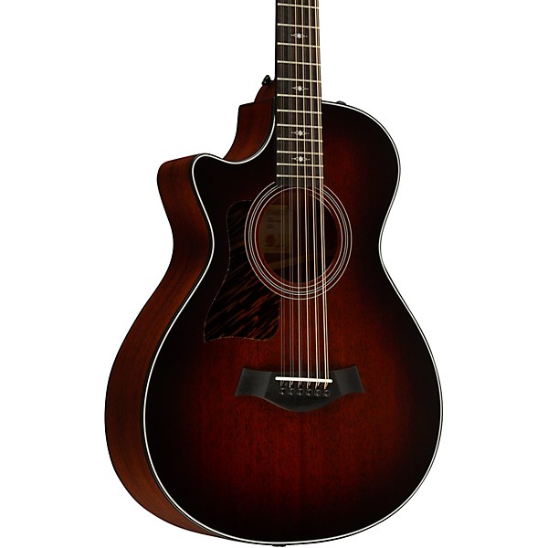 Taylor 362ce 12-Fret 12-String Left-Handed Grand Concert Acoustic-Electric Guitar Shaded Edge Burst