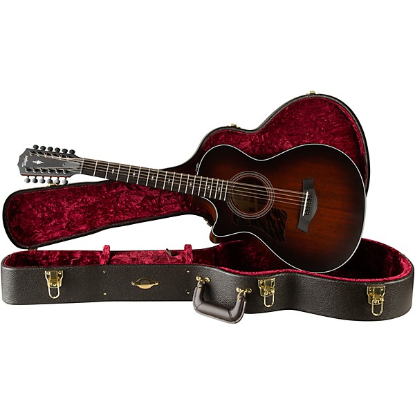 Taylor 362ce 12-Fret 12-String Left-Handed Grand Concert Acoustic-Electric Guitar Shaded Edge Burst