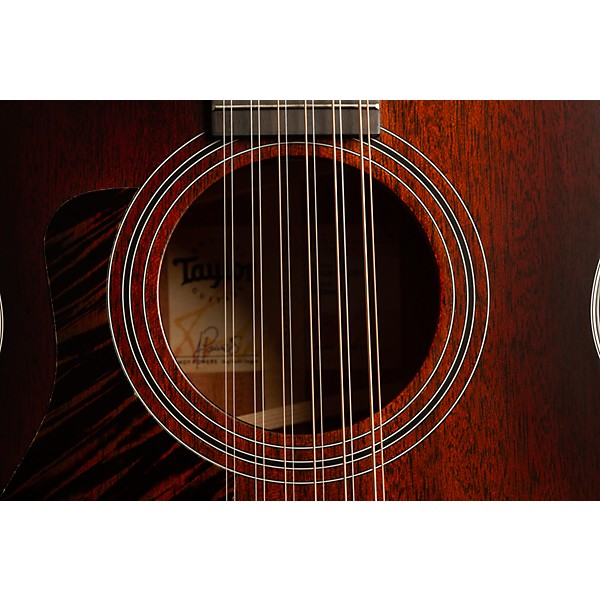 Taylor 362ce 12-Fret 12-String Left-Handed Grand Concert Acoustic-Electric Guitar Shaded Edge Burst