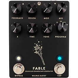 Walrus Audio Fable Granular Soundscape Generator Effects Pedal Black