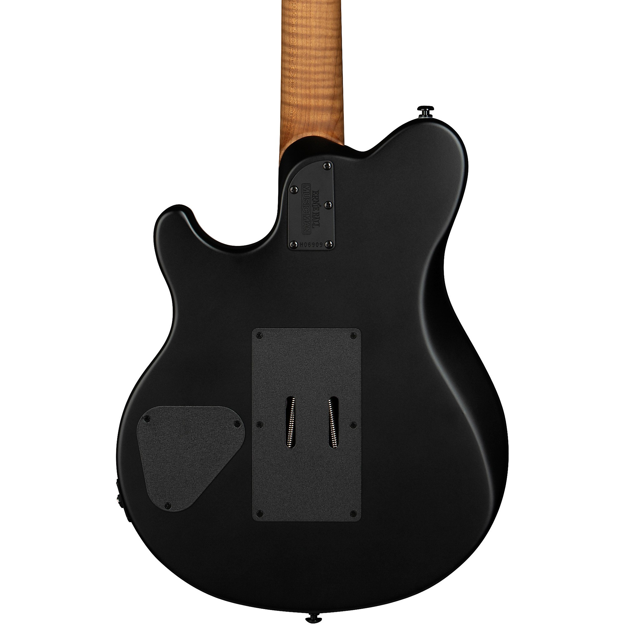 Platinum Ernie Ball Music Man Axis Flame Top (satin