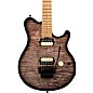 Ernie Ball Music Man Axis Flame Top (satin) Electric Guitar Charcoal Cloud thumbnail