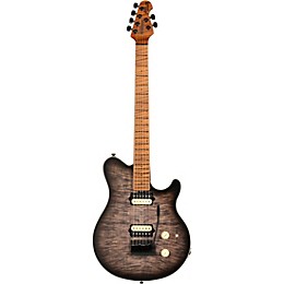 Ernie Ball Music Man Axis Super Sport Flame Top (satin) Electric Guitar Charcoal Cloud