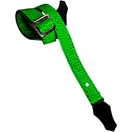 Get'm Get'm Aussie Gator Guitar Strap Black 2 in. Get'm Get'm Aussie Gator Guitar Strap Neon Green 2 in.