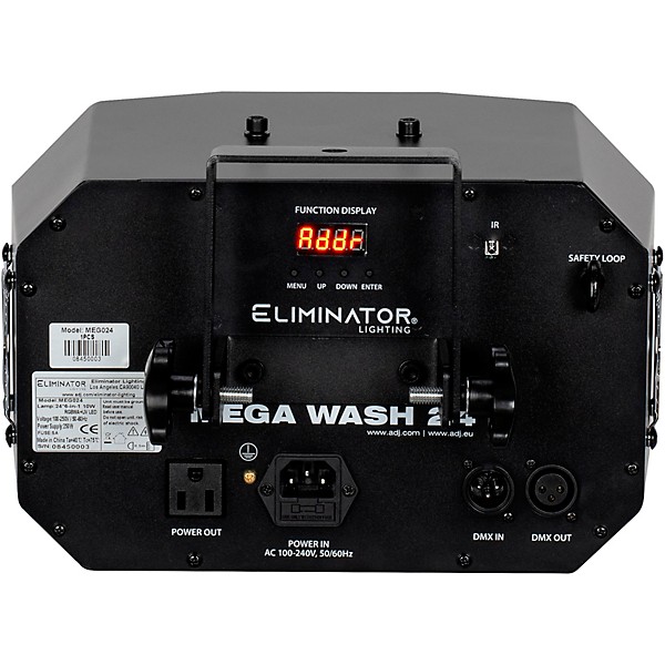 Eliminator Lighting Mega Wash 24 HEX LED Wash Light