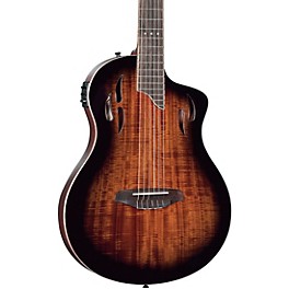 Ortega RTPDLX Acacia Nylon-String Acoustic-Electric Guitar Tobacco Burst