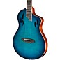 Ortega RTPDLX Flamed Maple Nylon-String Acoustic-Electric Guitar Blue Burst