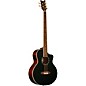 Ortega D8CE-5 5-String Acoustic-Electric Bass Guitar Black