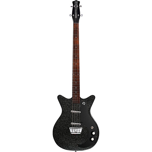 Danelectro 59 Short Scale Bass Black Metalflake