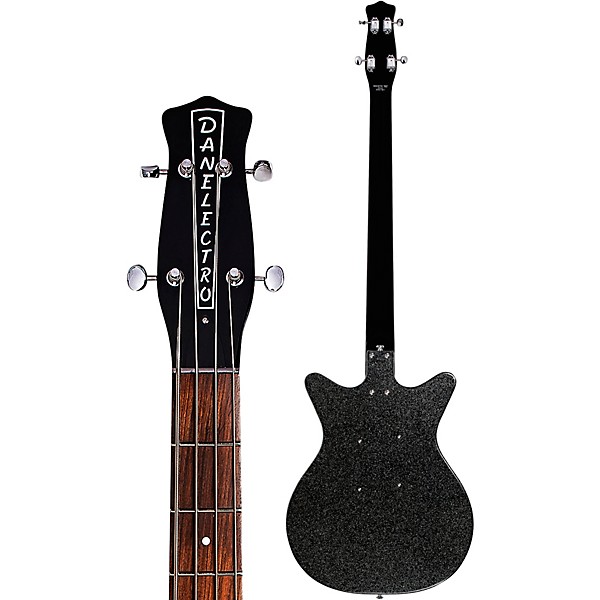 Danelectro 59 Short Scale Bass Black Metalflake