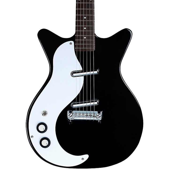 Danelectro 59DC Lefty ダンエレクトロ 59DC 左用 Danelectro 59M NOS+ Left-Handed Electric Guitar Black | Guitar Center