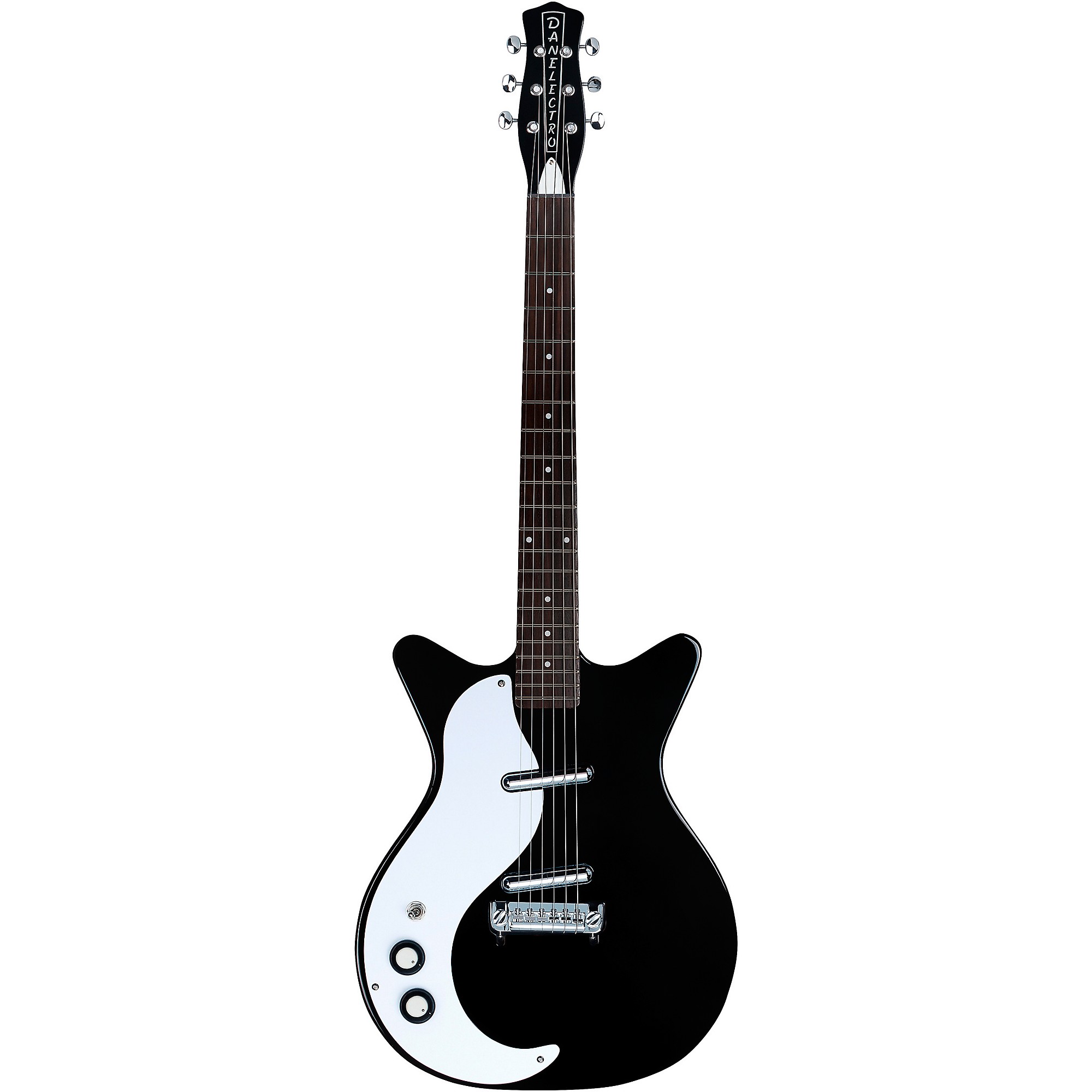 Danelectro 59M NOS+ Left-Handed Electric Guitar Black | Guitar Center