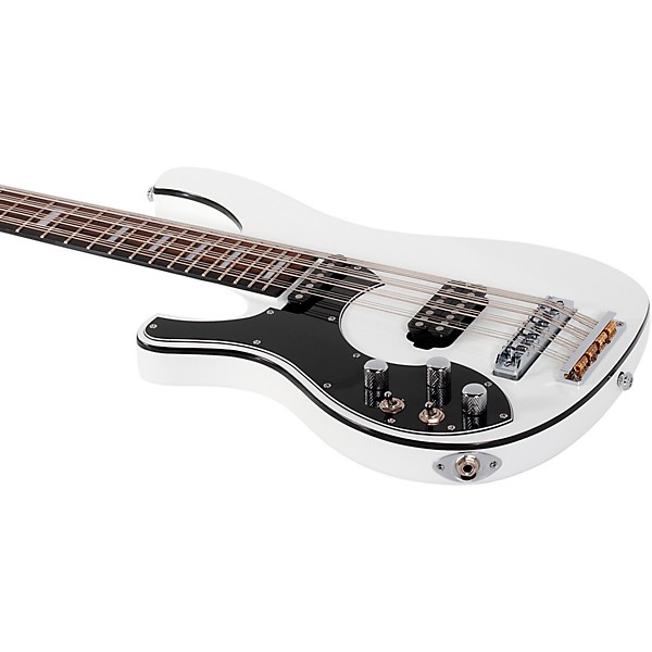 Schecter Guitar Research Stargazer-12 LH 12-String Electric Bass Gloss White