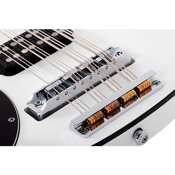 Schecter Guitar Research Stargazer-12 LH 12-String Electric Bass Gloss White