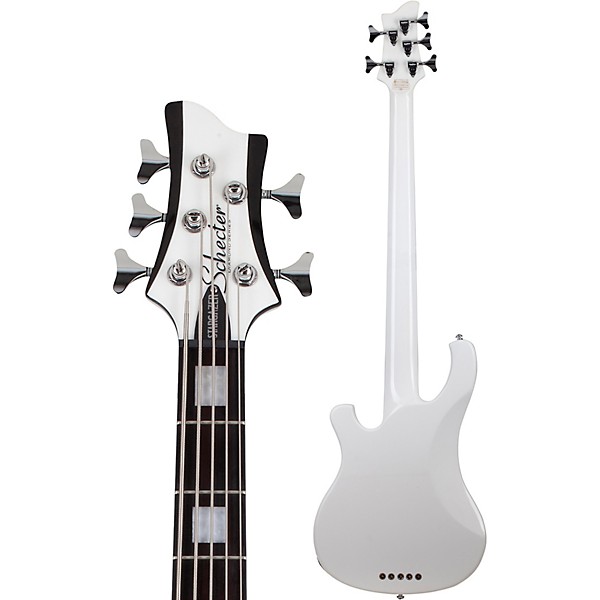 Schecter Guitar Research Stargazer-5 Electric Bass Guitar Gloss White