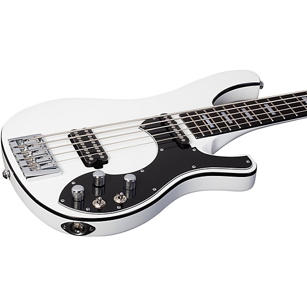 Schecter Guitar Research Stargazer-5 Electric Bass Guitar Gloss White