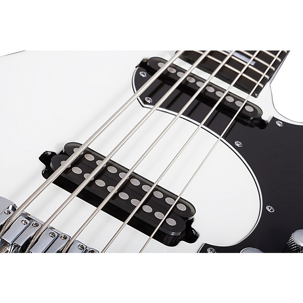 Schecter Guitar Research Stargazer-5 Electric Bass Guitar Gloss White