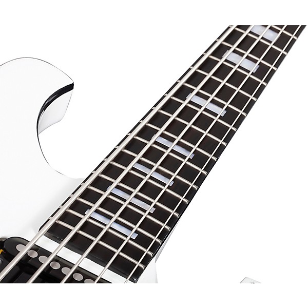 Schecter Guitar Research Stargazer-5 Electric Bass Guitar Gloss White