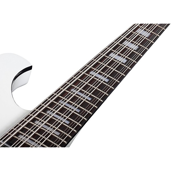 Schecter Guitar Research Stargazer-12 12-String Electric Bass Gloss White