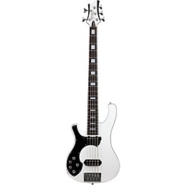 Schecter Guitar Research Stargazer-5 LH Electric Bass Gloss White