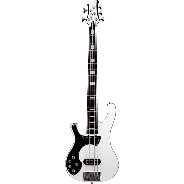 Schecter Guitar Research Stargazer-5 LH Electric Bass Gloss White