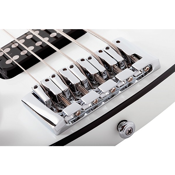 Schecter Guitar Research Stargazer-5 LH Electric Bass Gloss White