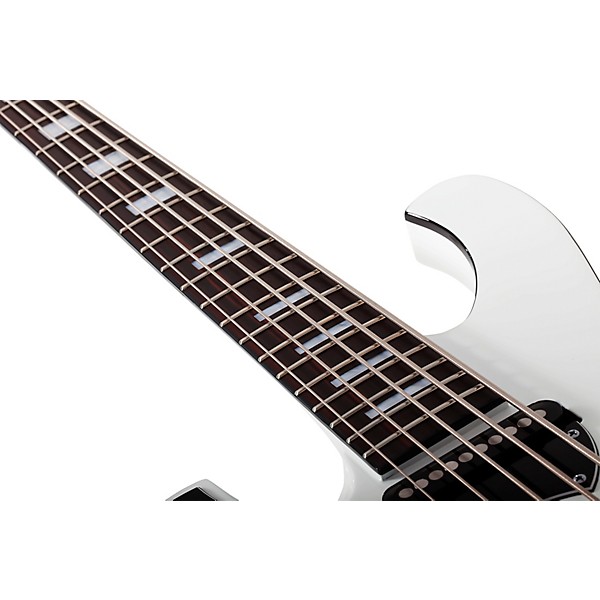 Schecter Guitar Research Stargazer-5 LH Electric Bass Gloss White