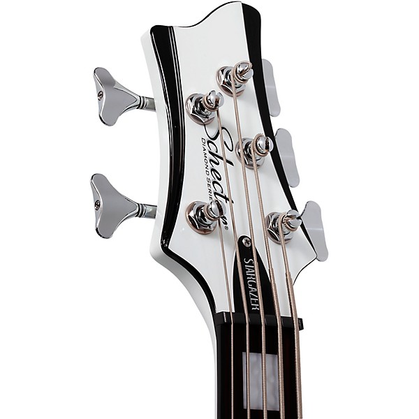 Schecter Guitar Research Stargazer-5 LH Electric Bass Gloss White