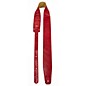 Perri's Africa Leather Guitar Strap Red 2.5 in.