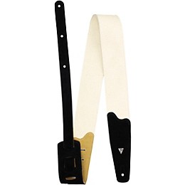 Perri's Doubled Cotton Webbing Guitar Strap Black 2.5 in.