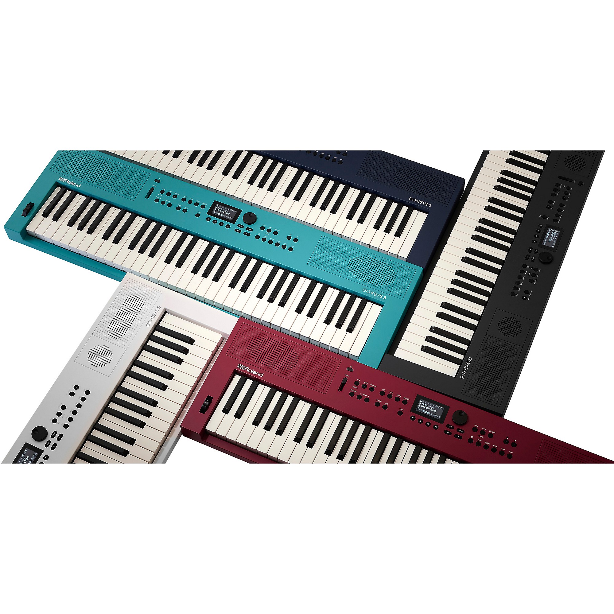 Roland GO:KEYS 3 Keyboard - Midnight Blue | Sweetwater