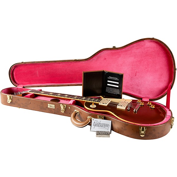 Gibson Custom M2M 1957 Les Paul Standard Reissue VOS With Double Classic White Pickups Electric Guitar Double Gold