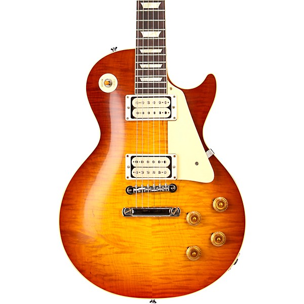 Gibson Custom M2M 1959 Les Paul Standard Reissue VOS w/Double Classic White Pickups & Hand Select Top Electric Guitar Fact...