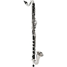 Backun Backun Alpha Low C Synthetic Bass Clarinet with Silver Plated Keys, 2-Piece Neck, Hardshell Case Silver Plated Keys Low C