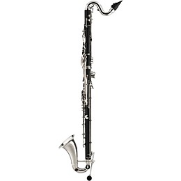 Backun Backun Alpha Low C Synthetic Bass Clarinet with Silver Plated Keys, 2-Piece Neck, Hardshell Case Silver Plated Keys Low C