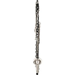 Backun Backun Alpha Low C Synthetic Bass Clarinet with Silver Plated Keys, 2-Piece Neck, Hardshell Case Silver Plated Keys Low C