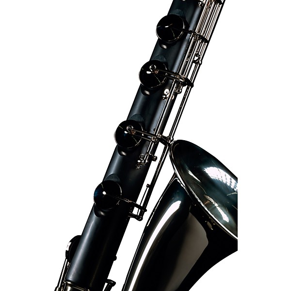 Backun Backun Alpha Low C Synthetic Bass Clarinet with Silver Plated Keys, 2-Piece Neck, Hardshell Case Silver Plated Keys...