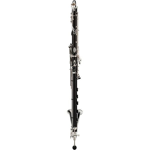 Backun Backun Q Series Low C Bass Clarinet in Grenadilla with Silver Plated Keys, 2-Piece Neck, Marcus Bonna Compact Case ...