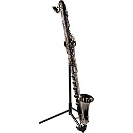 Backun Backun Alpha Low Eb Synthetic Bass Clarinet with Nickel Plated Keys with Lyre Holder, 2-Piece Neck, Compact Hardshell Case Nickel Plated Keys Low Eb