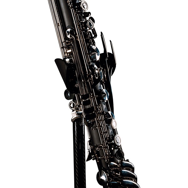 Backun Backun Alpha Low Eb Synthetic Bass Clarinet with Nickel Plated Keys with Lyre Holder, 2-Piece Neck, Compact Hardshe...