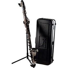 Backun Backun Alpha Low C Synthetic Bass Clarinet with Nickel Plated Keys, 2-Piece Neck, Backpack Case Nickel Plated Keys