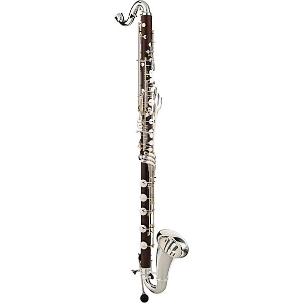 Backun Backun Q Series Low C Bass Clarinet in Cocobolo with Gold Plated Posts and Silver Plated Keys, 2-Piece Neck, Marcus...