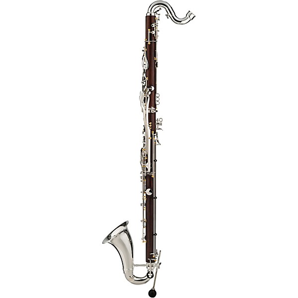 Backun Backun Q Series Low C Bass Clarinet in Cocobolo with Gold Plated Posts and Silver Plated Keys, 2-Piece Neck, Marcus...