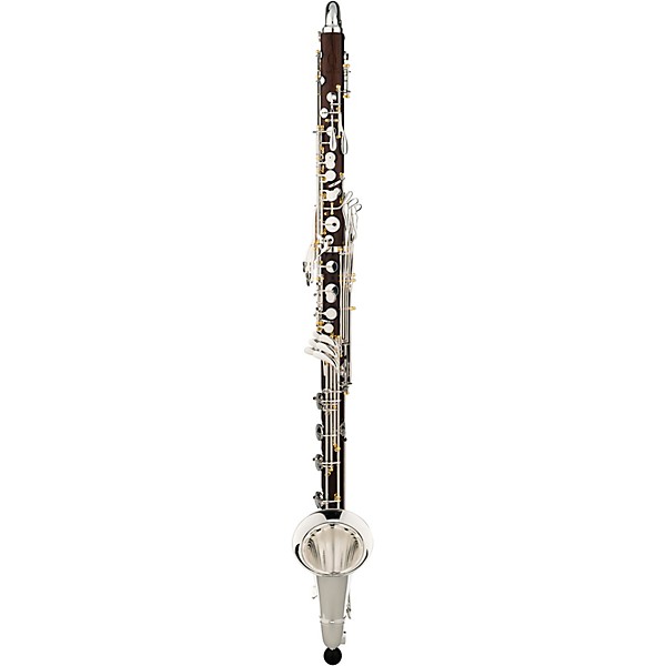 Backun Backun Q Series Low C Bass Clarinet in Cocobolo with Gold Plated Posts and Silver Plated Keys, 2-Piece Neck, Marcus...