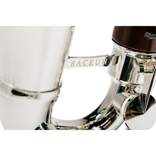 Backun Backun Q Series Low C Bass Clarinet in Cocobolo with Gold Plated Posts and Silver Plated Keys, 2-Piece Neck, Marcus...